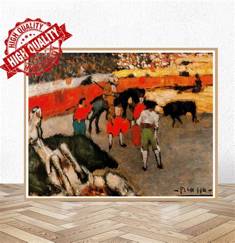 Bullfight Scene Scéne De Corrida By Pablo Picasso Museum Etsy Uk