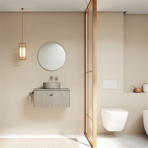 Mueble de baño Royo Amizuva Mei Top 1C en Roble Blanco con lavabo cerámico