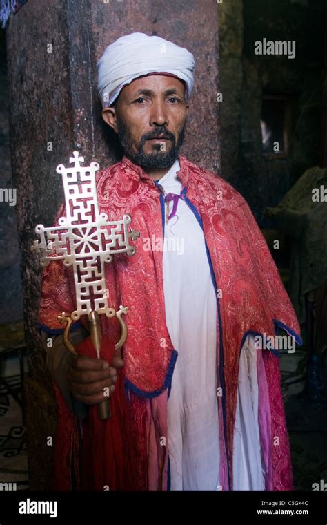 Ethiopian Orthodox Priest Holding Cross Hi Res Stock Photography And