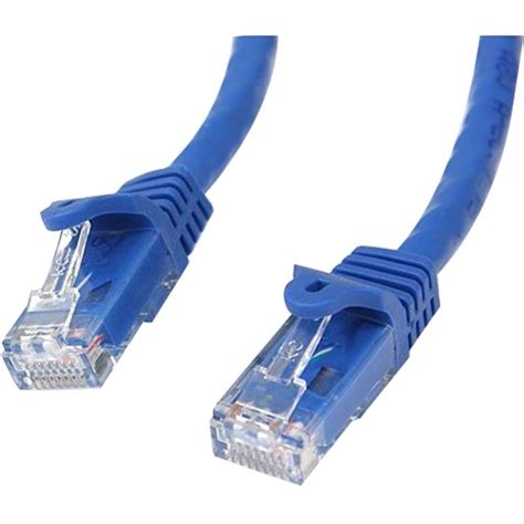 StarTech.com 7FT Cat6 Snagless Unshielded (UTP) Pure Bare Copper Patch Cable 550MHz — Blue (Single) (N6PAT-C6-UTP-7FT-BL-1PK)