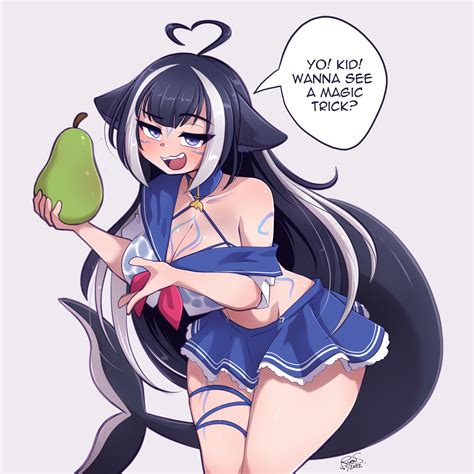 Rule 34 1girls Ahoge Big Breasts Black Hair Breasts Female Heart