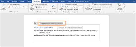 In Schritten Automatisches Literaturverzeichnis In Word Erstellen