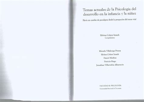 Psicologia Del Desarrollo En La Infancia Y La Niñez Vital I