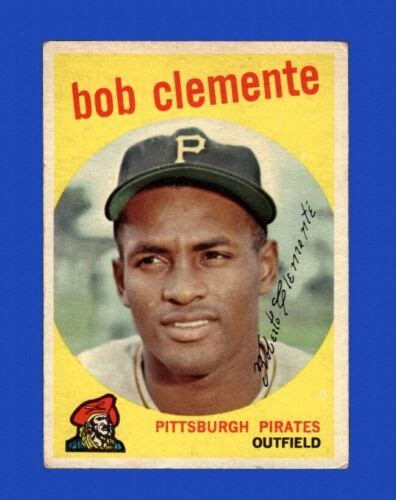 1959 Topps Set Break 478 Roberto Clemente VG VGEX GMCARDS EBay