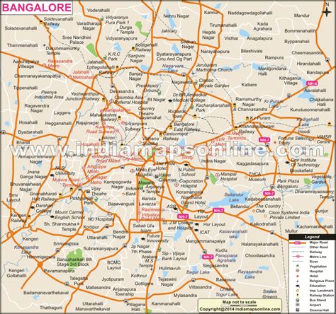 Where is Bangalore India? - Bangalore India Map - Map of Bangalore ...