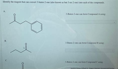 Solved 3 Buten 2 One Can Form Compound B Using C Chegg