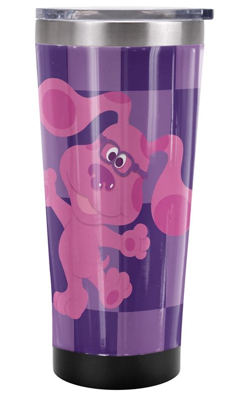 Blues Clues Official Blue S Clues Large Magenta Oz Travel Tumbler