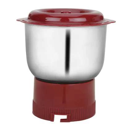 Maharaja Whiteline Mark 1 JX 100 3 Jar Juicer Mixer Grinder White Red