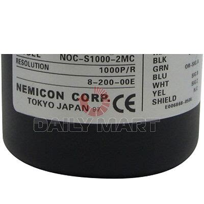 New Nemicon NOC S1000 2MC Incremental Rotary Encoder 8 100 23A Sensor