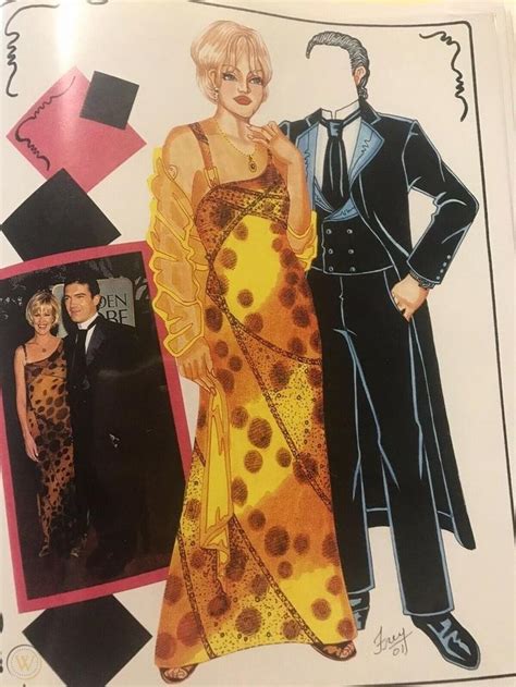 ANTONIO BANDERAS Paper Doll By Pat Frey Paper Dolls Melanie Griffith