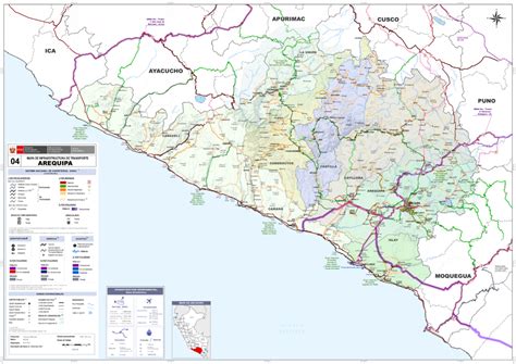 Las principales ciudades del departamento de Arequipa Galería de mapas