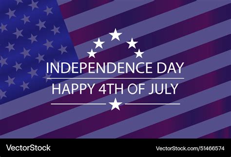 Usa flag design for 4th of july celebration Vector Image