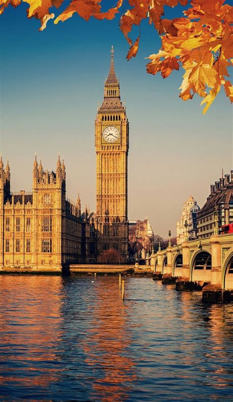 Ciudad Paises Paisaje Londres Inglaterra London Fondos Reloj