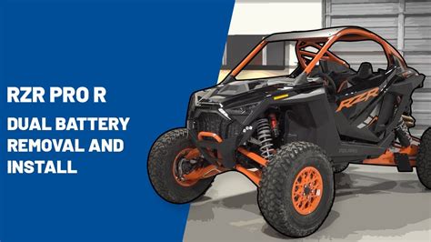 Rzr Pro R Dual Battery Removal And Installation Polaris Rzr