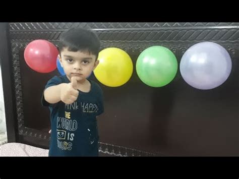 Learn Colors With Cute Baby Balloons Show Balloons Poping YouTube