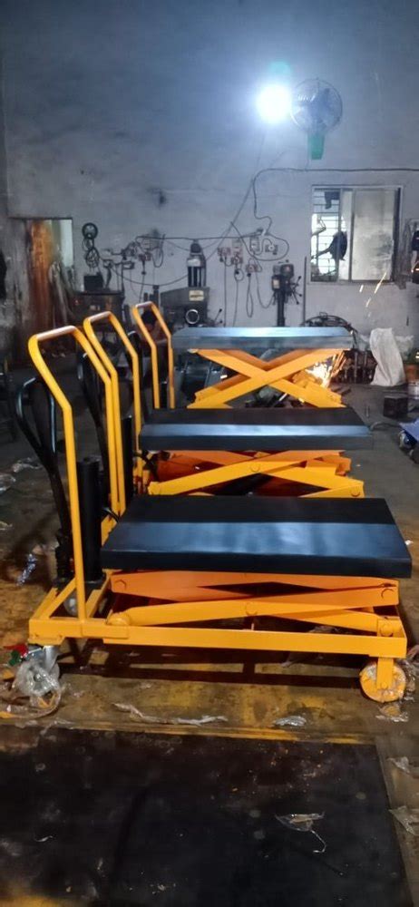 Stelco Scissor Lift Table Running Mode Moving Working Height