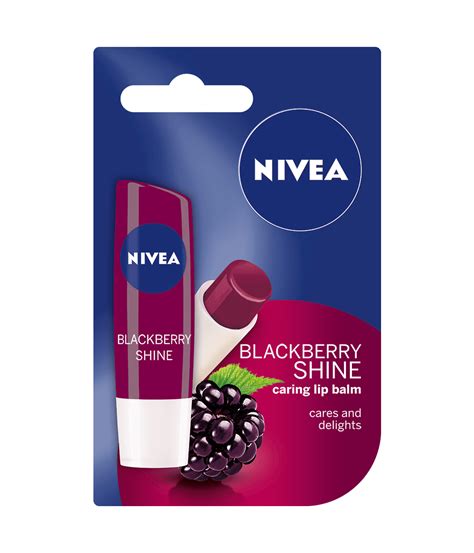 55ml Blackberry Shine Caring Lip Balm Nivea