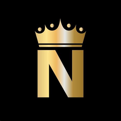 Premium Vector Letter N Charity Crown Logo Design With Unit Symbol