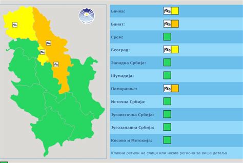 Novo Upozorenje Rhmz Kre E Olujna Ko Ava Meteoalarm Upaljen I Za Beograd