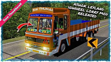 Ashok Leyland Bs4 10 Wheel Lorry Mod Released For Bus Simulator