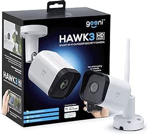 Geeni Hawk 3 HD 1080p Outdoor Security Camera IP66 Weatherproof WiFi