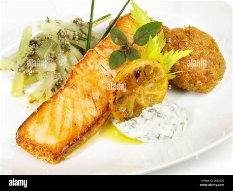 Salmon Fish Fillet Stock Photo Alamy