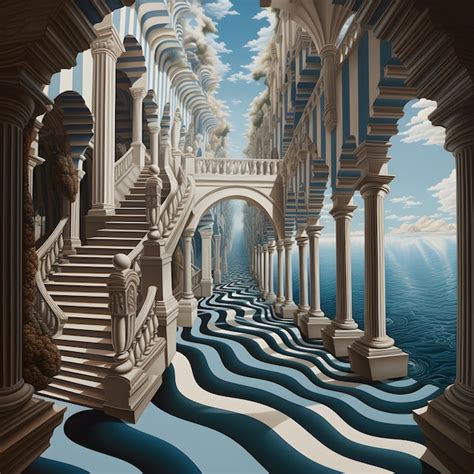 premium ai image illusion  depth  detail