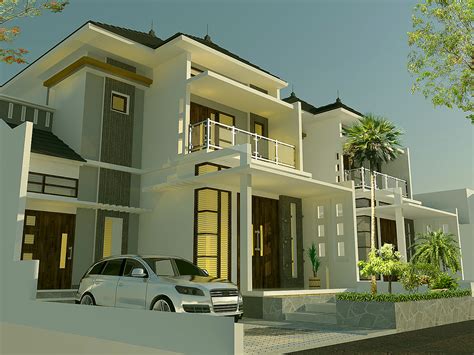 Small Villa Kukuh Widodo CGarchitect Architectural Visualization