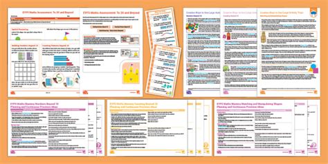 Eyfs Maths Planning And Assessment Pack Wrm 20 And Beyond