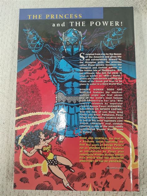 Wonder Woman Gods And Mortals Hard Back Book Dc Comics Dvd Disc Set