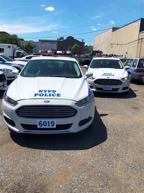 Picture Car Services Ltd Ford Fusion White Nypd Rmp Police