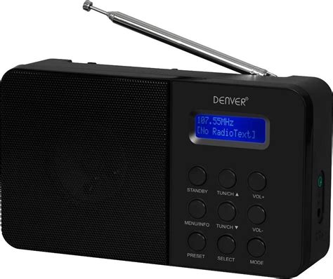 Bol Denver DAB 33 Radio Met DAB Digital Radio Zwart