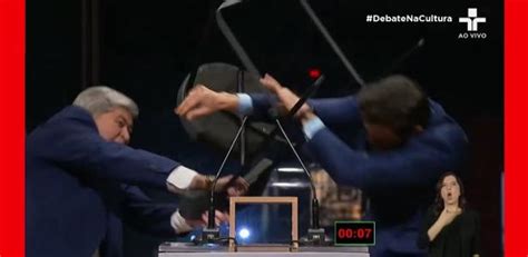 Datena Agride Mar Al E Expulso De Debate Em S O Paulo