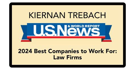 Kiernan Trebach Named In Us News And World Reports 2024 Best