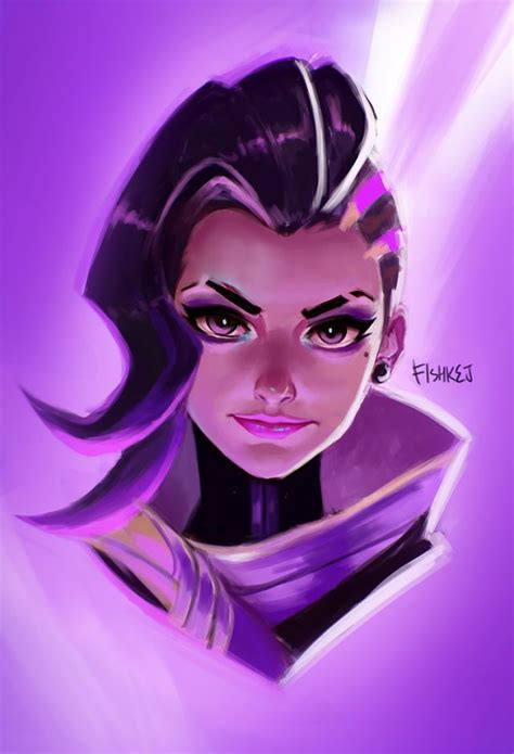 Sombra Overwatch Video Game Overwatch Fan Art Fantasy Characters