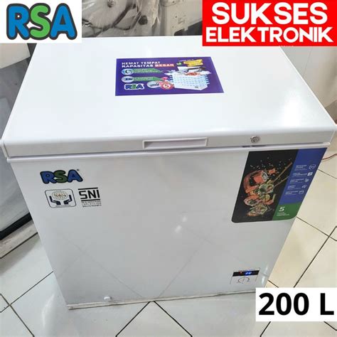 Jual Freezer Box Rsa L Cf Chest Freezer Lemari Pembeku Es