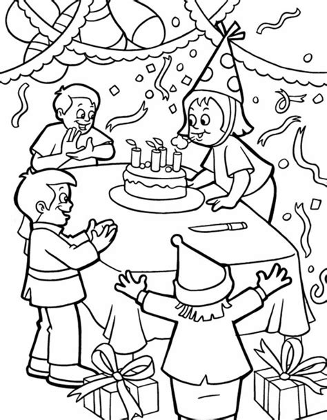 Precious Moments Birthday Coloring Pages at GetColorings.com | Free printable colorings pages to ...