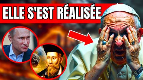 Le Pape Fran Ois Terrifi Par Les Proph Ties De Nostradamus Est