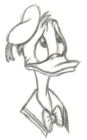 Donald duck sketch – Artofit