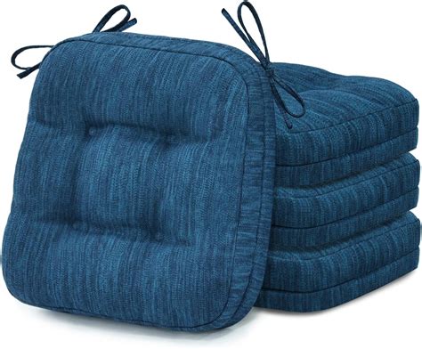 Amazon Oridom Chair Cushions Set Of Tufted Memory Foam Kitchen