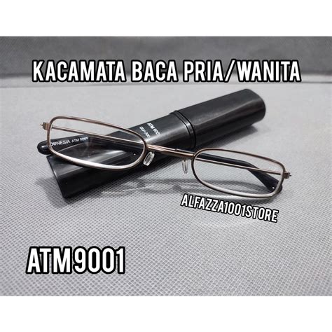 Jual 9001 Kacamata Baca Plus Model Pulpen Frame Full Besi Kaca Mata