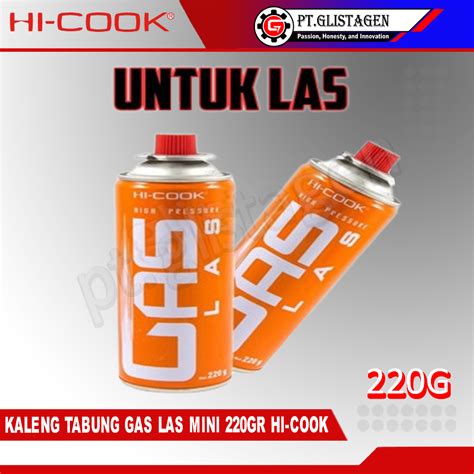 Jual HI COOK Tabung Gas Las Mini 220 Gram Kaleng Tabung Gas Las 220gr