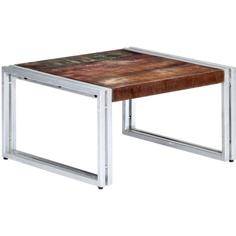 Tavolino Tavolo Console da Salotto Tavolino Caffè 60x60x35 cm in Legno