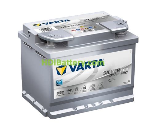 Batería Varta Silver Dynamic AGM D52 12 Voltios 60 Amperios