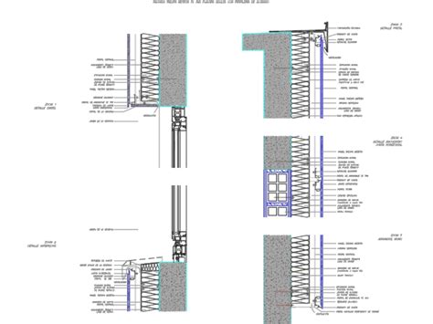 Detalle Fachada Ventilada Trespa En Autocad Cad Kb Bibliocad