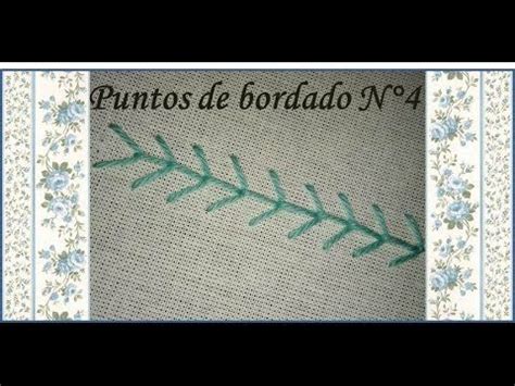 Puntada De Espina Puntos De Bordado N4 Fishbone Stitch