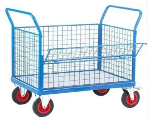 Mild Steel Cage Trolley Load Capacity Kg 300 Kg At Rs 17000 In Pune