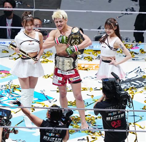 【rizin】フェザー級王者・鈴木千裕が金原正徳を1rkoして初防衛「世界のrizinに」 格闘技写真ニュース 日刊スポーツ