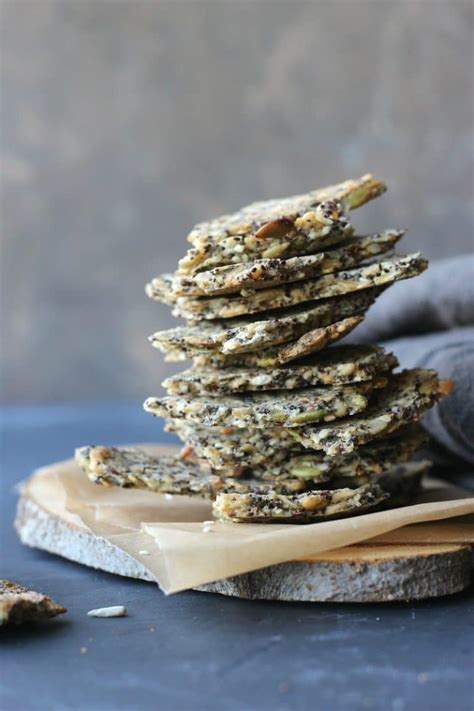 Seedy Oat Crackers