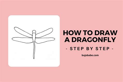 How To Draw A Dragonfly Really Easy Drawing Tutorial By